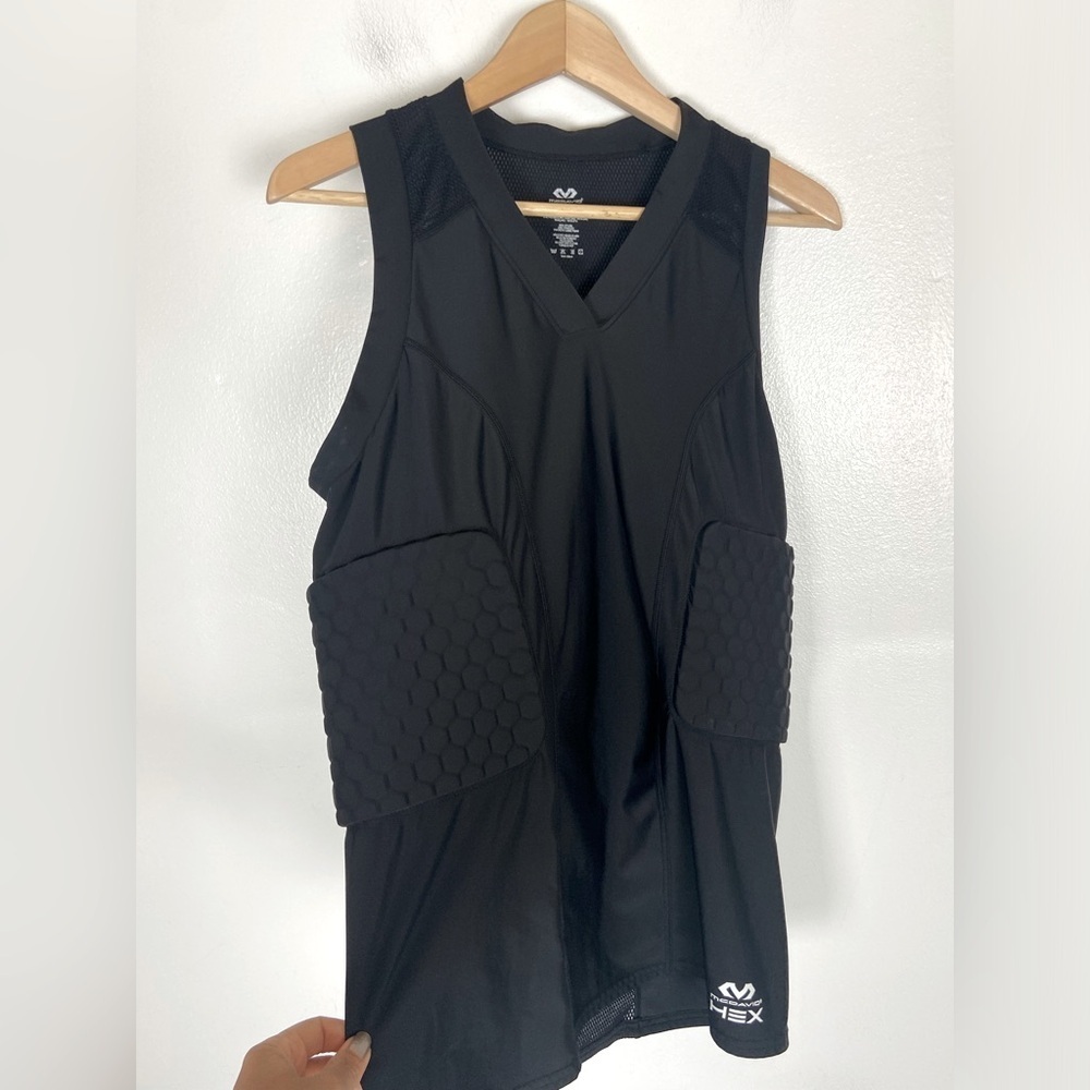 McDavid Hex Gear 3 Back Pad Protection Compression Men's Tank Top XL Basketball
